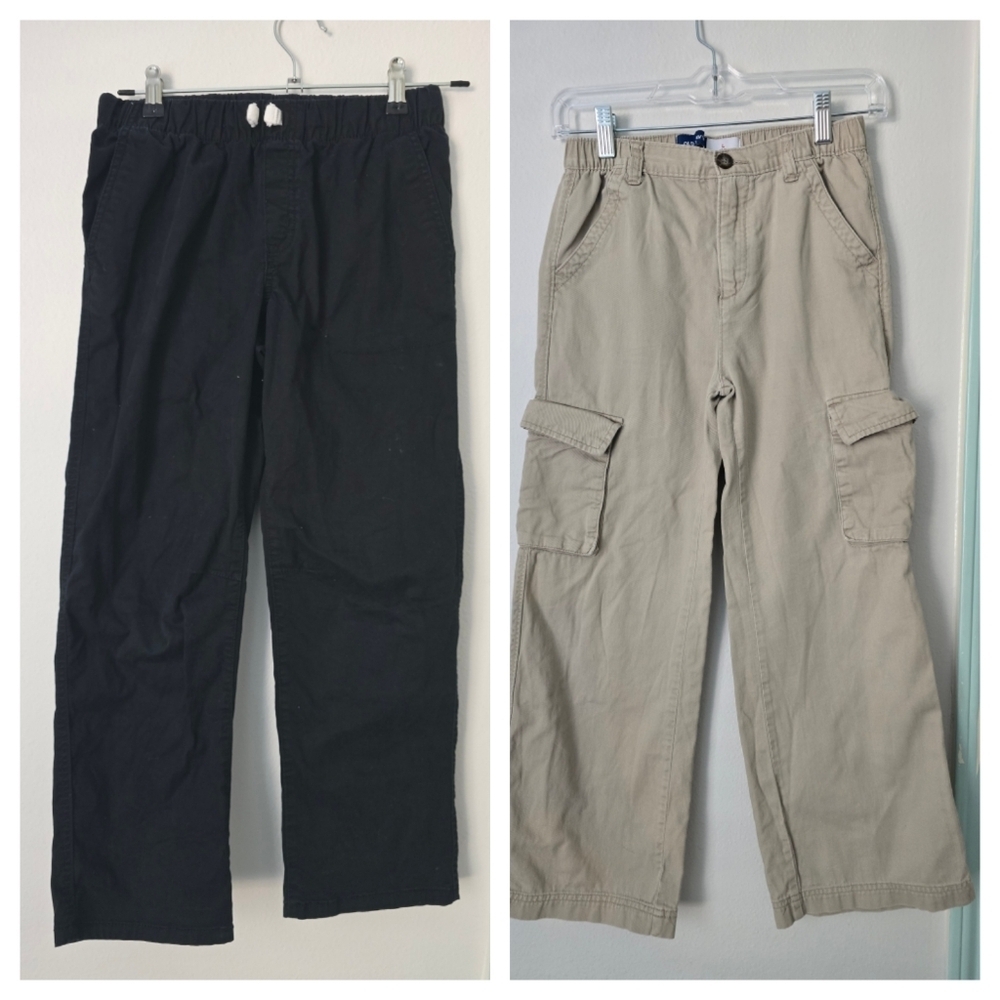 Bundle Kids Black and Tan Cargo Pants Sz 10-12